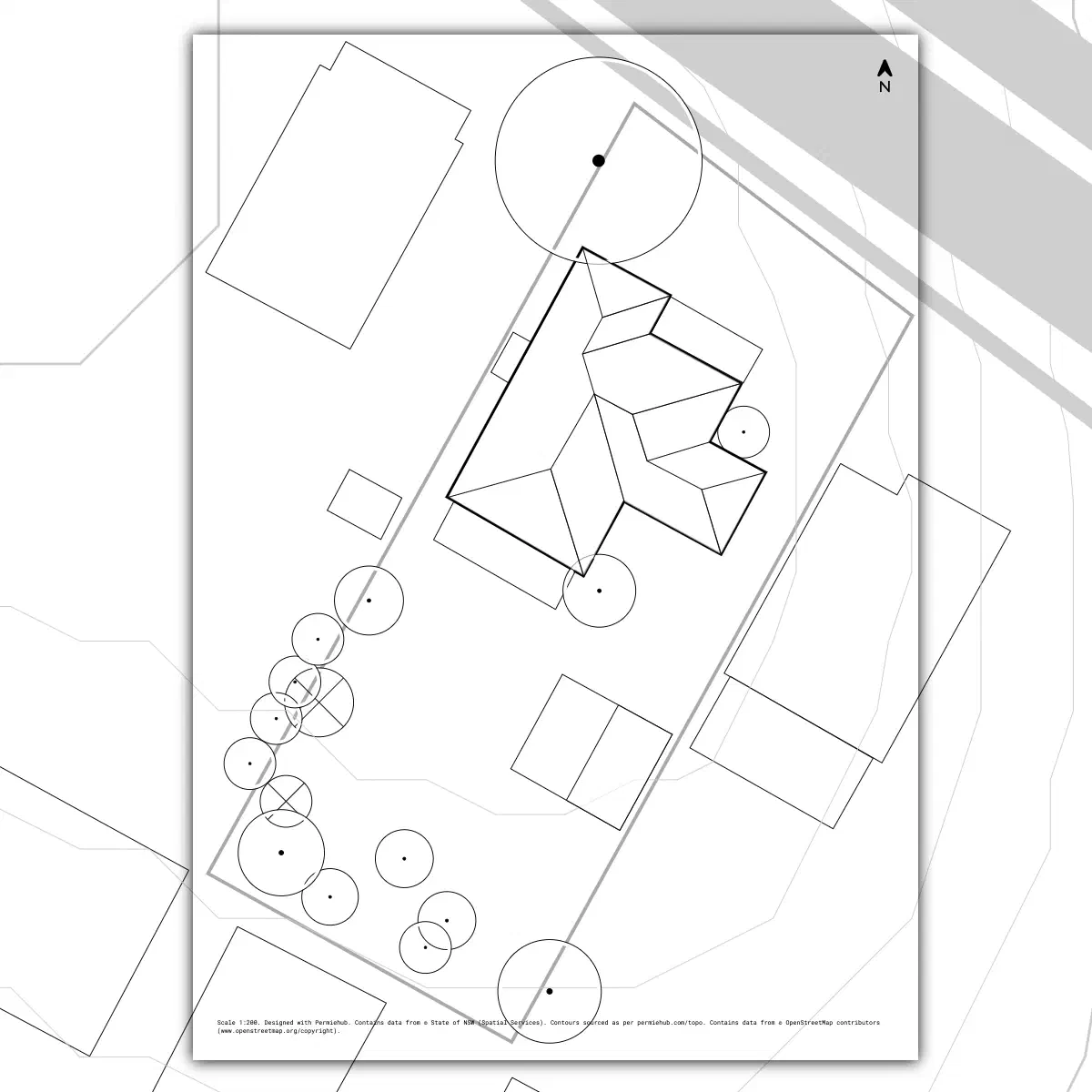 Print preview allows us to frame the area we want to export.