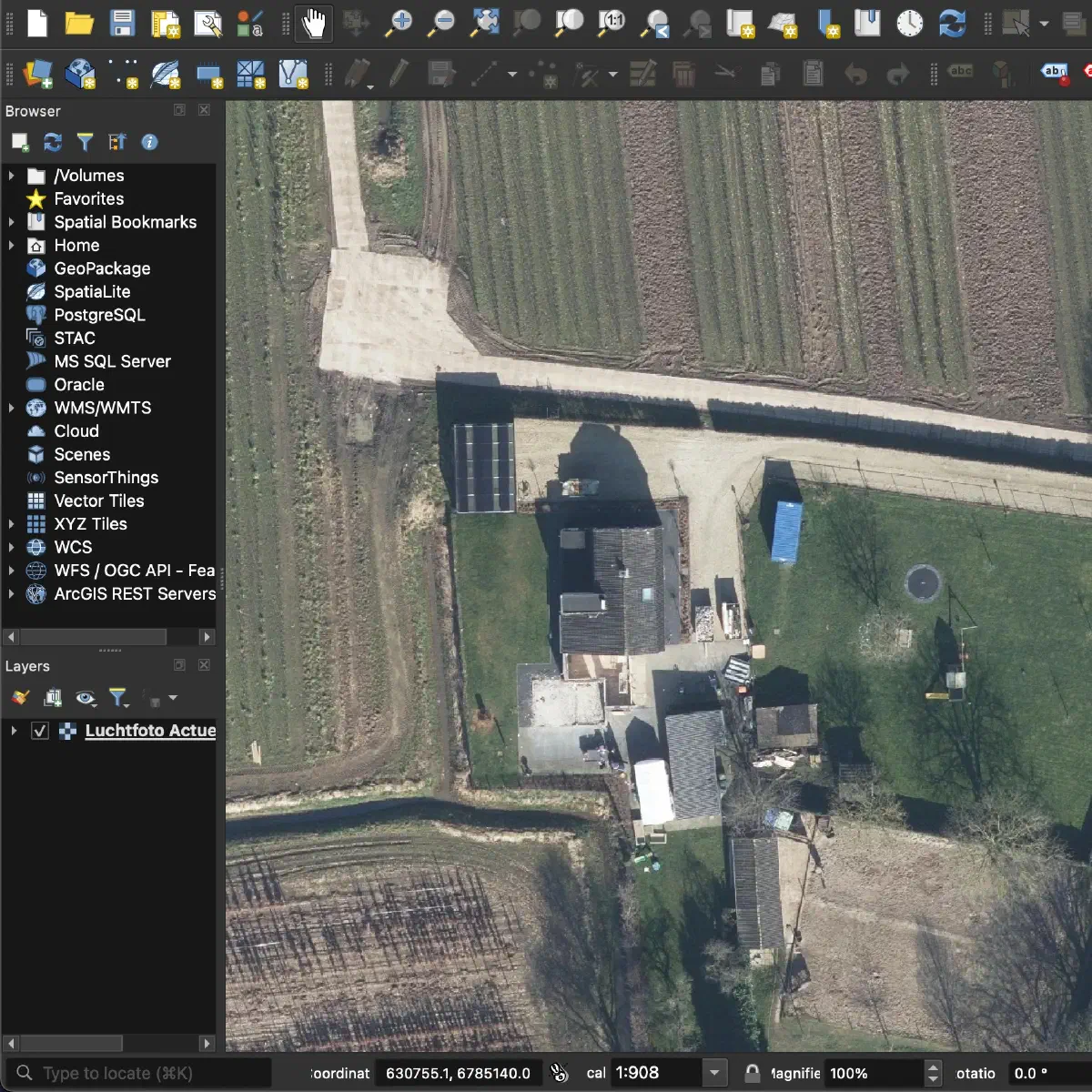 QGIS: an advanced geospatial software allows you to directly work with broad range of geospatial data