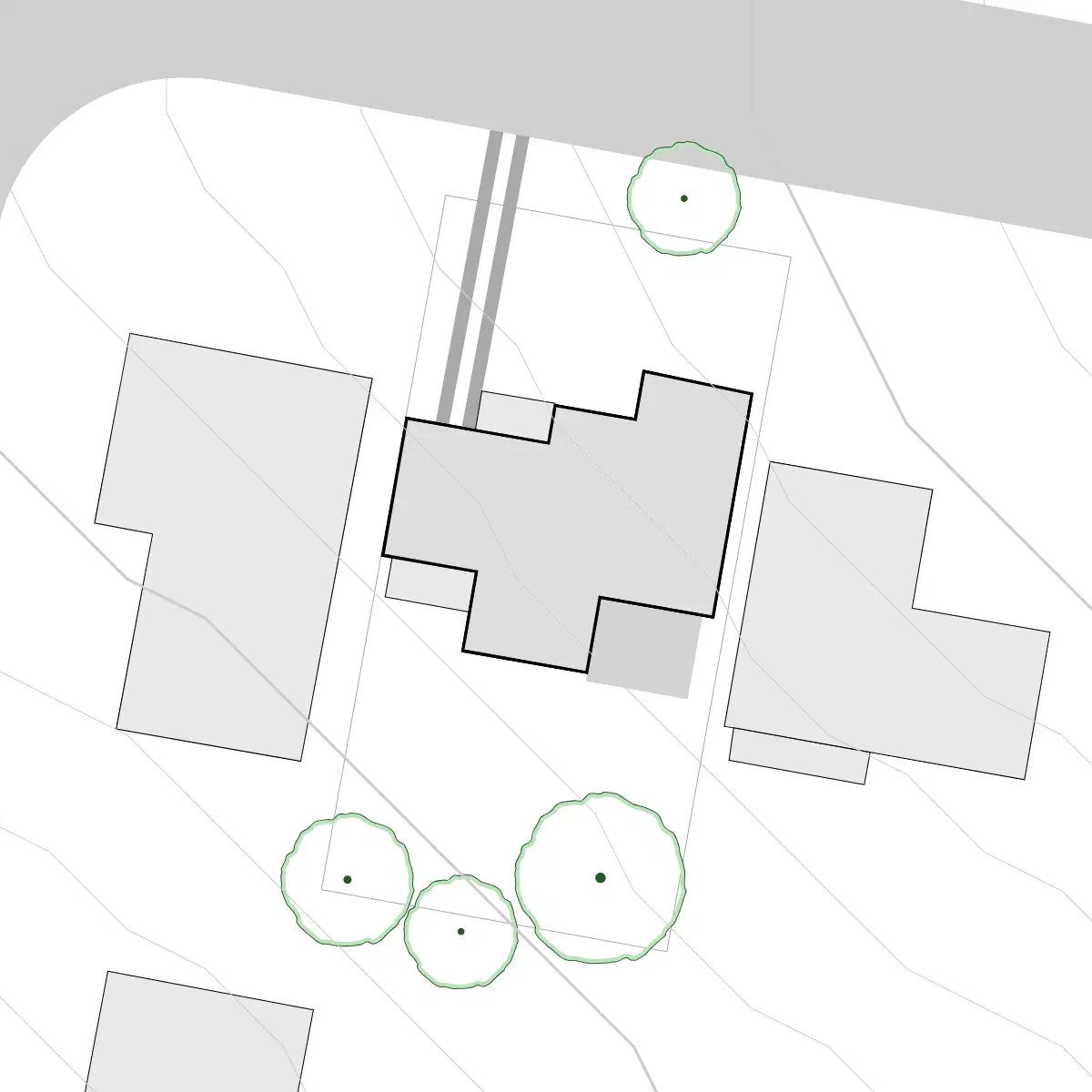 Hiding the reference image reveals a clean Base Map for our design.