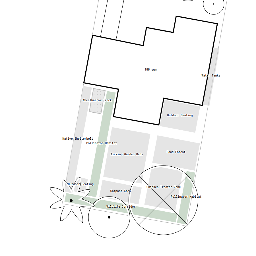 Designating nature concept area for pollinators and backyard wildlife