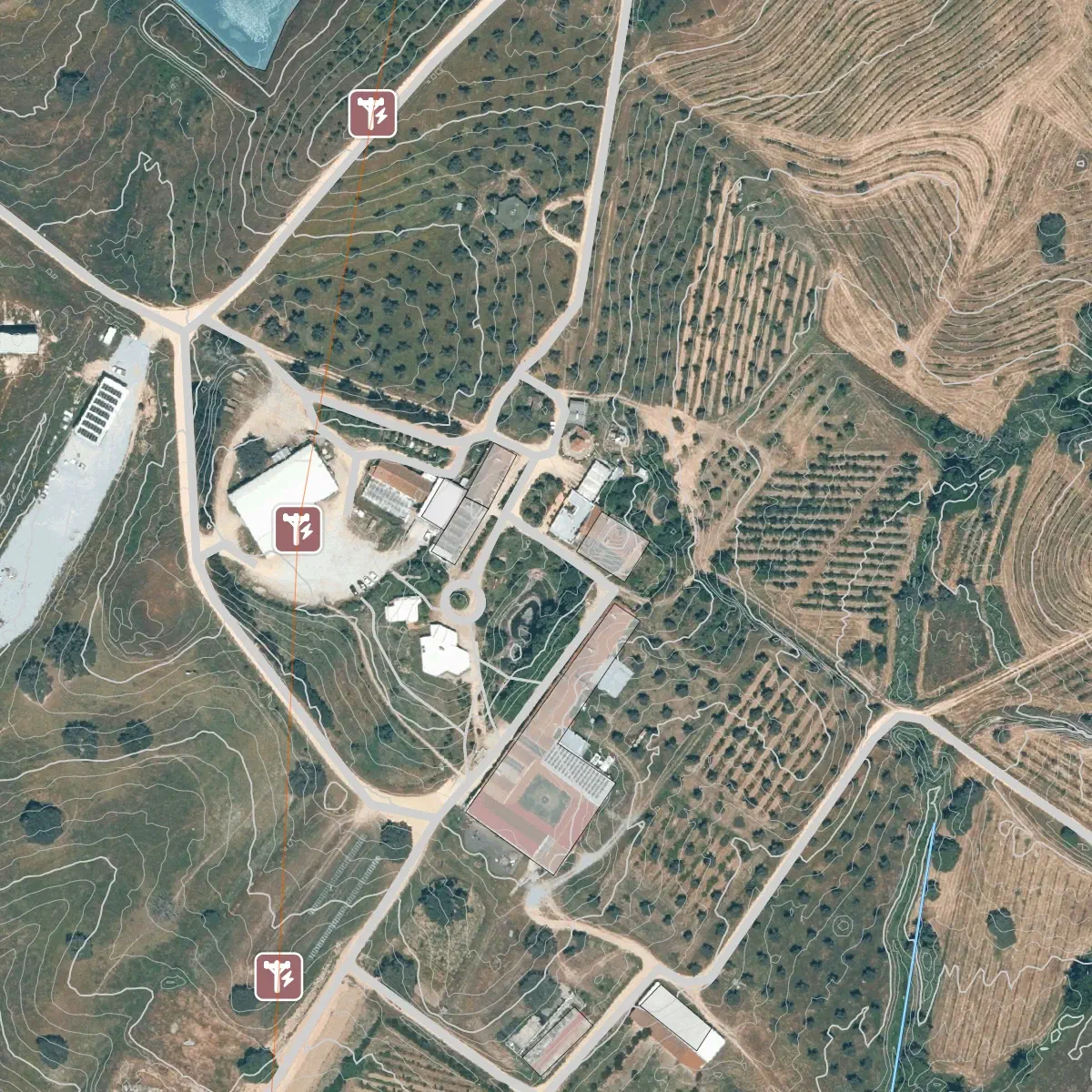 Portugal: Aerial Imagery from © DGT - Ortofotos RGB (CC BY 4.0).